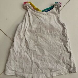 Mini Boden White and Pink top size 5-6